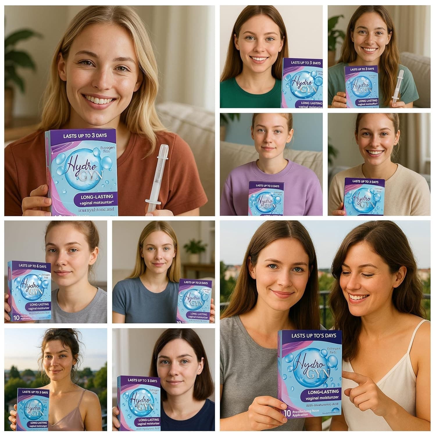 Hydro GYN Vaginal Moisturizer for Dryness & Irritation Relief - 10 Pack, pH Bala 2