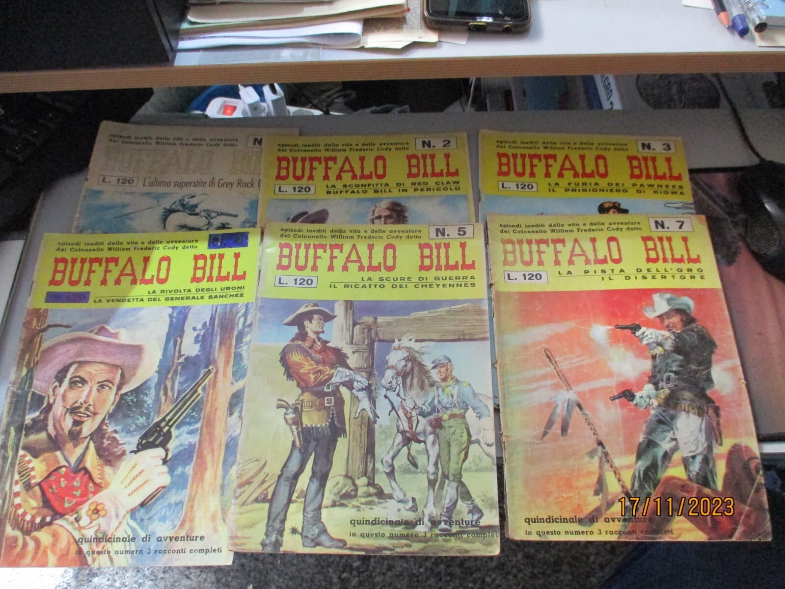 almost complete collection BUFFALO BILL - ED. 1966 PUBLIPRESSES (only missing no.6)