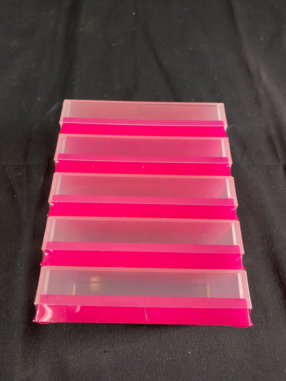 GENEMATE 96-Well PCR Tube Storage Racks Pink Polypropylene R-7909-P (5/cs) 5