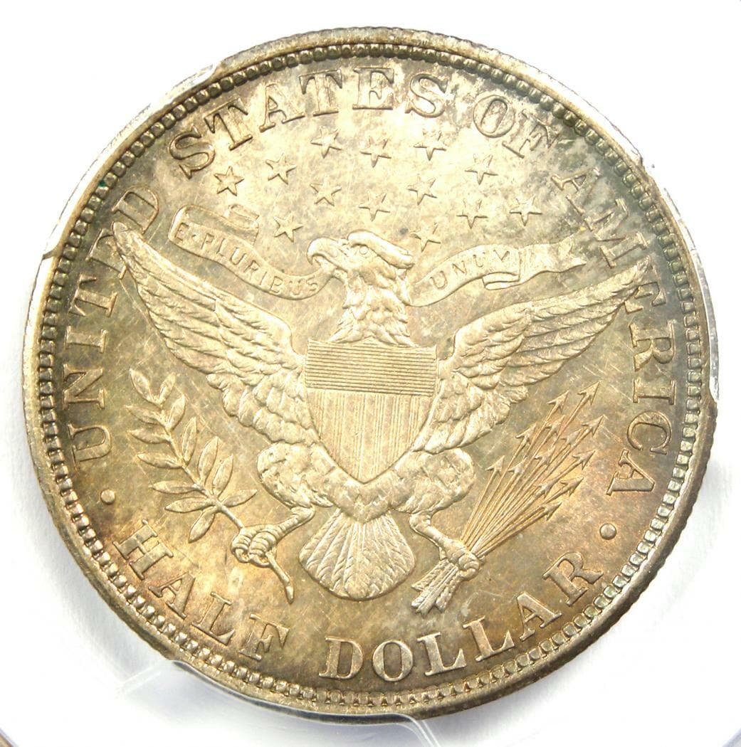 1906 Barber Half Dollar 50C - PCGS Uncirculated Details (MS UNC) - Rare Coin! 4