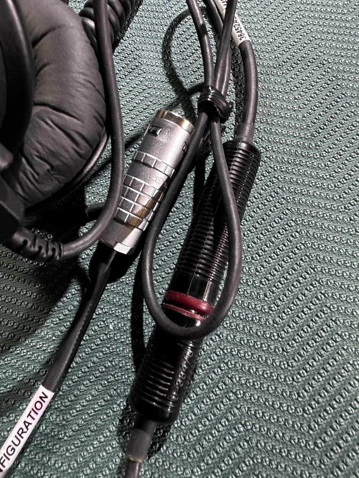 SENNHEISER Headset Microphone ASG-NAVCOM-46 Military Radio Tactical Open BOX ! 6