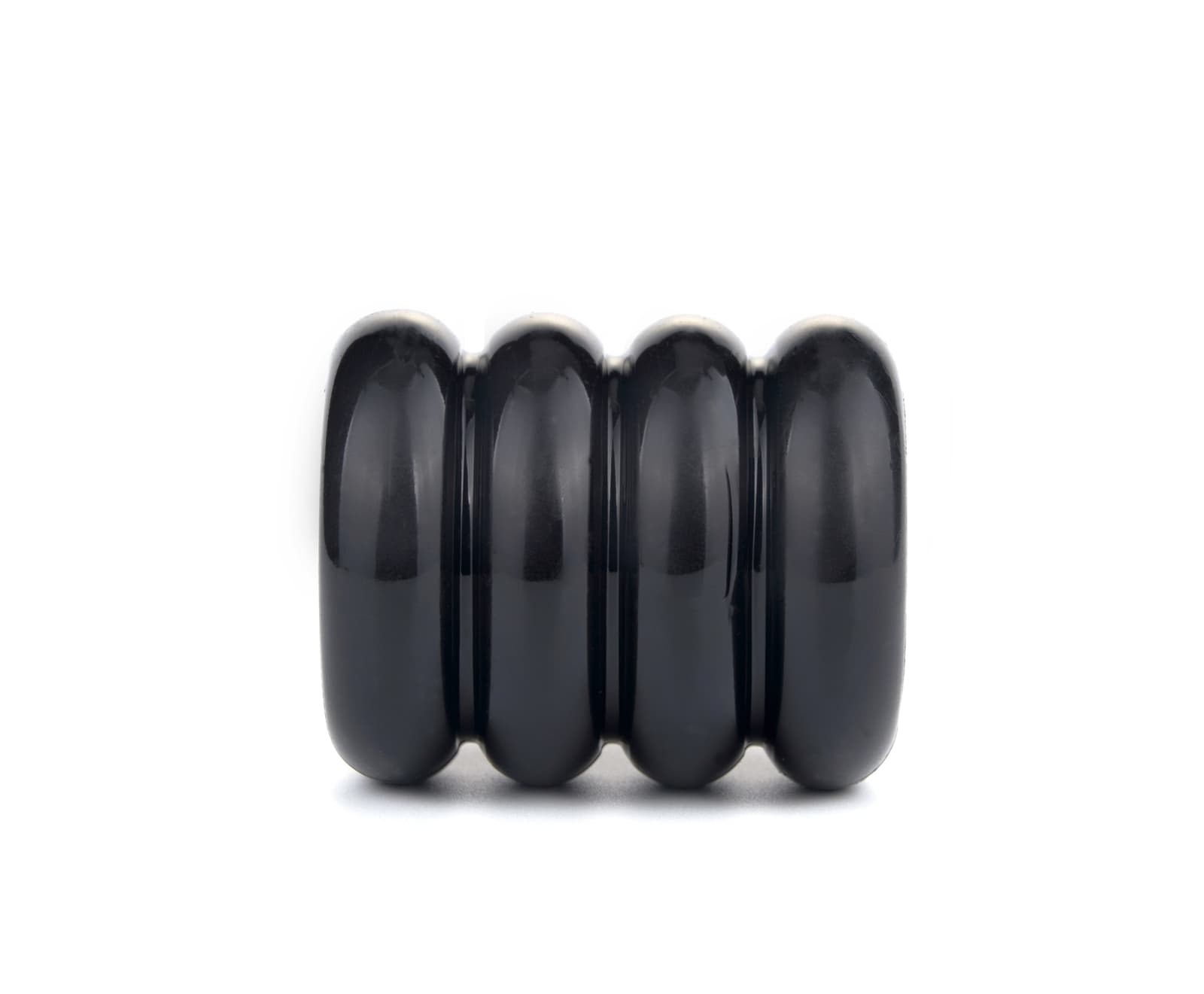 Soft Squeeze Ball Stretcher 2'' Male Scrotum Testicle Enhancer Last Longer Black 3