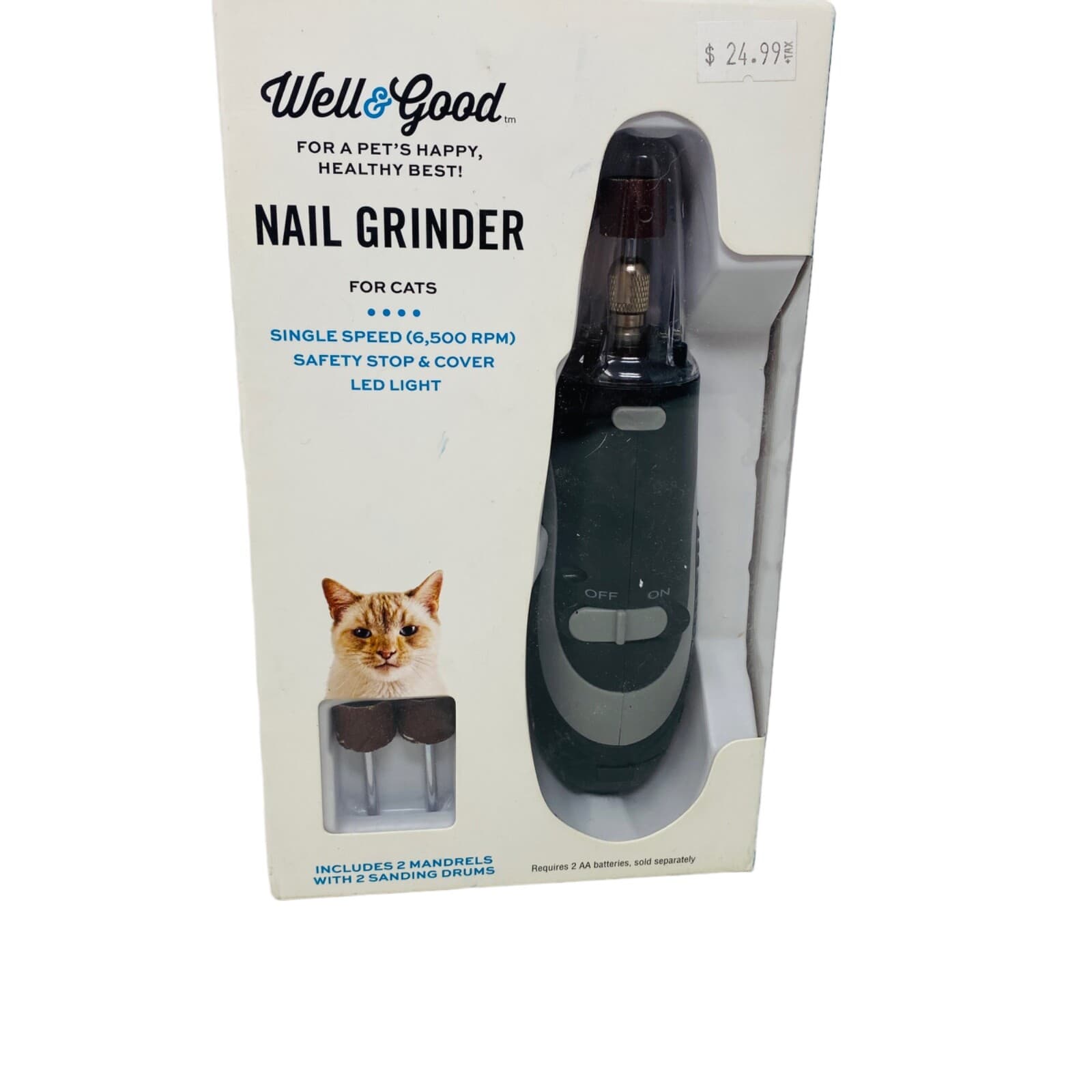 Well & Good Model WGNO2 Nail Grinder for Cats Grooming tool 2