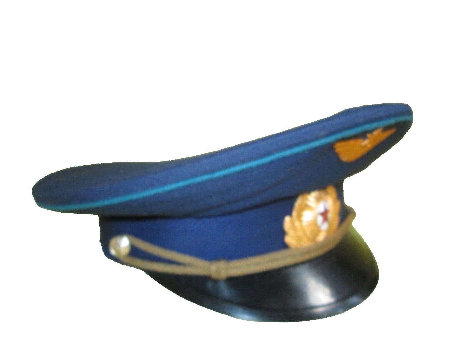 Original 1993 Russian AF Officer Visor Dress Hat/FREE SHIPPING IN US 2