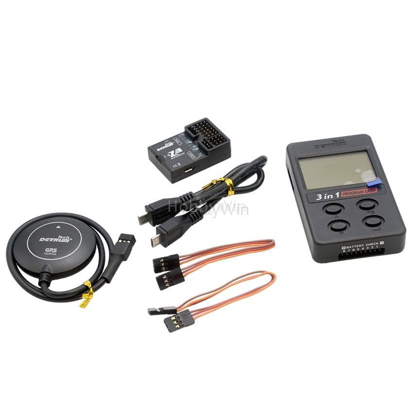 Detrum Z3 Lite Flight Controller GPS & Program Card for Electric RC Airplanes 4