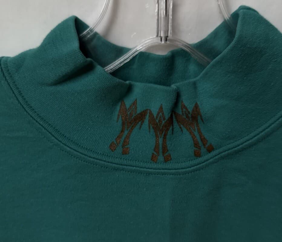 Vtg Harley Davidson Shirt Mock Turtle Neck Size SM HOLOUBEK ￼sleeveless Tampa FL 2