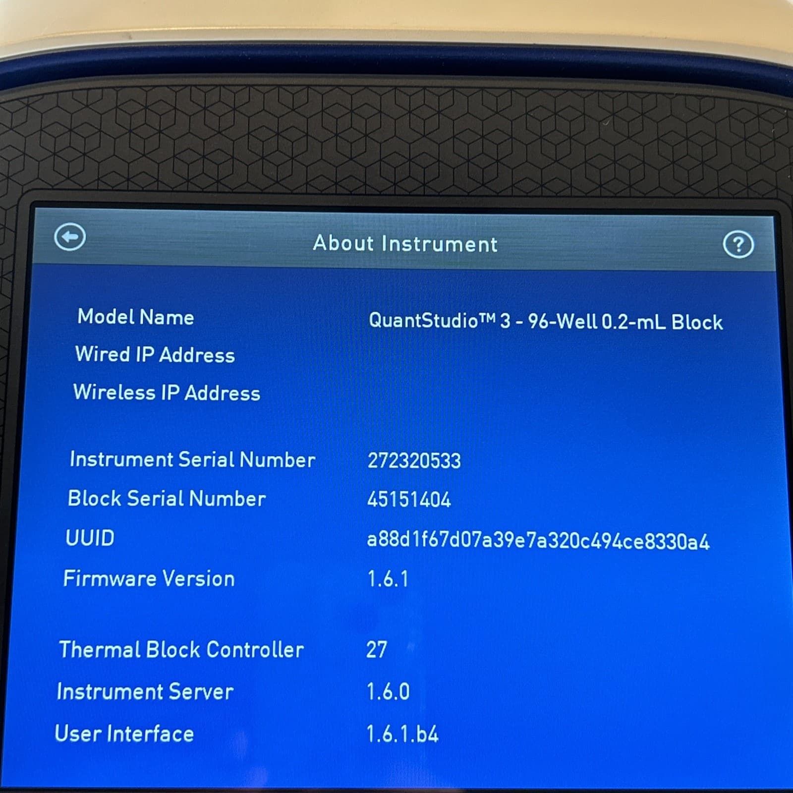 Thermo Fisher / Applied Biosystems - QuantStudio 3, 96-0.2mL PCR, PARTS / REPAIR 4