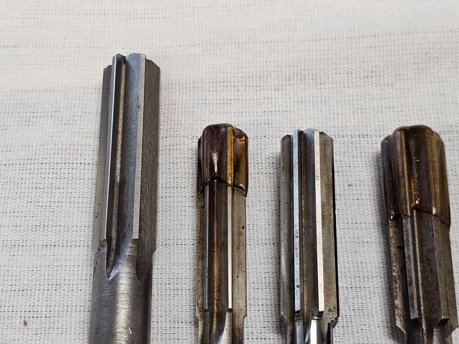 Butterfield Union BTC 15/32" 1/2 19/32 HS Morse Taper Reamer Straight 6 8 Flute 4