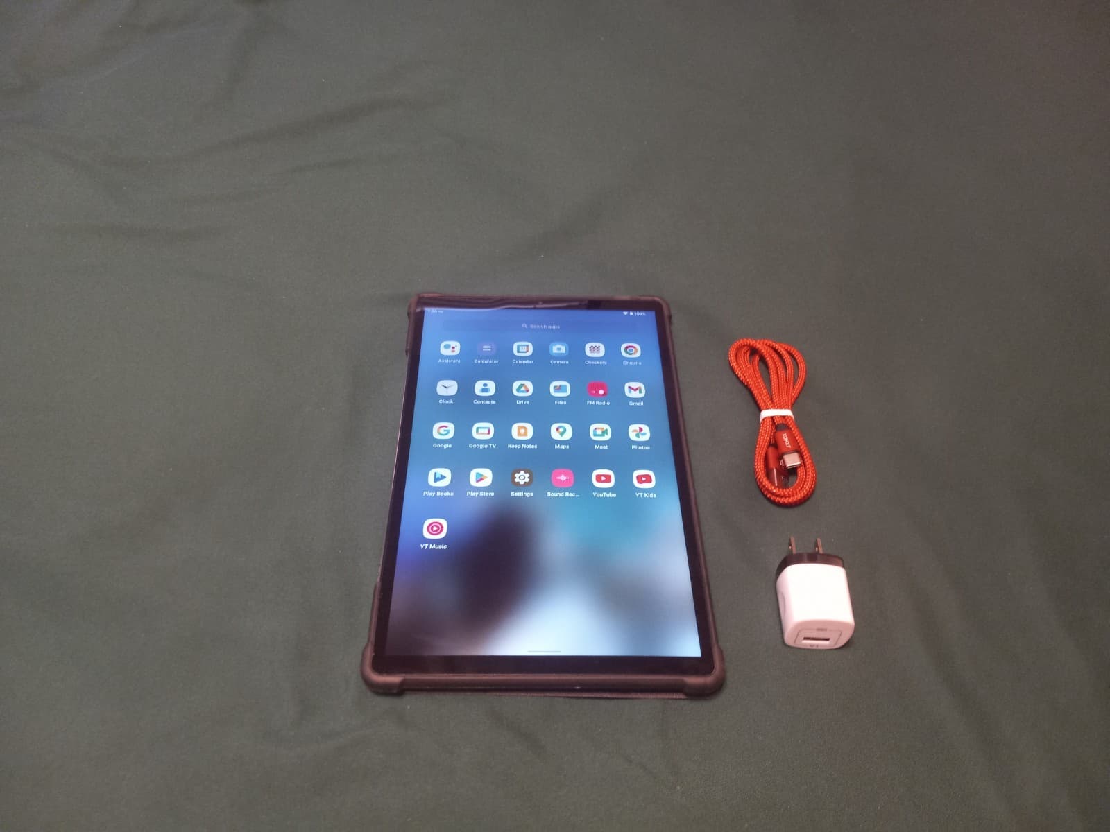 Powmus 10.1" Tablet Android 13 w/Case 8GB Ram Bundle 5