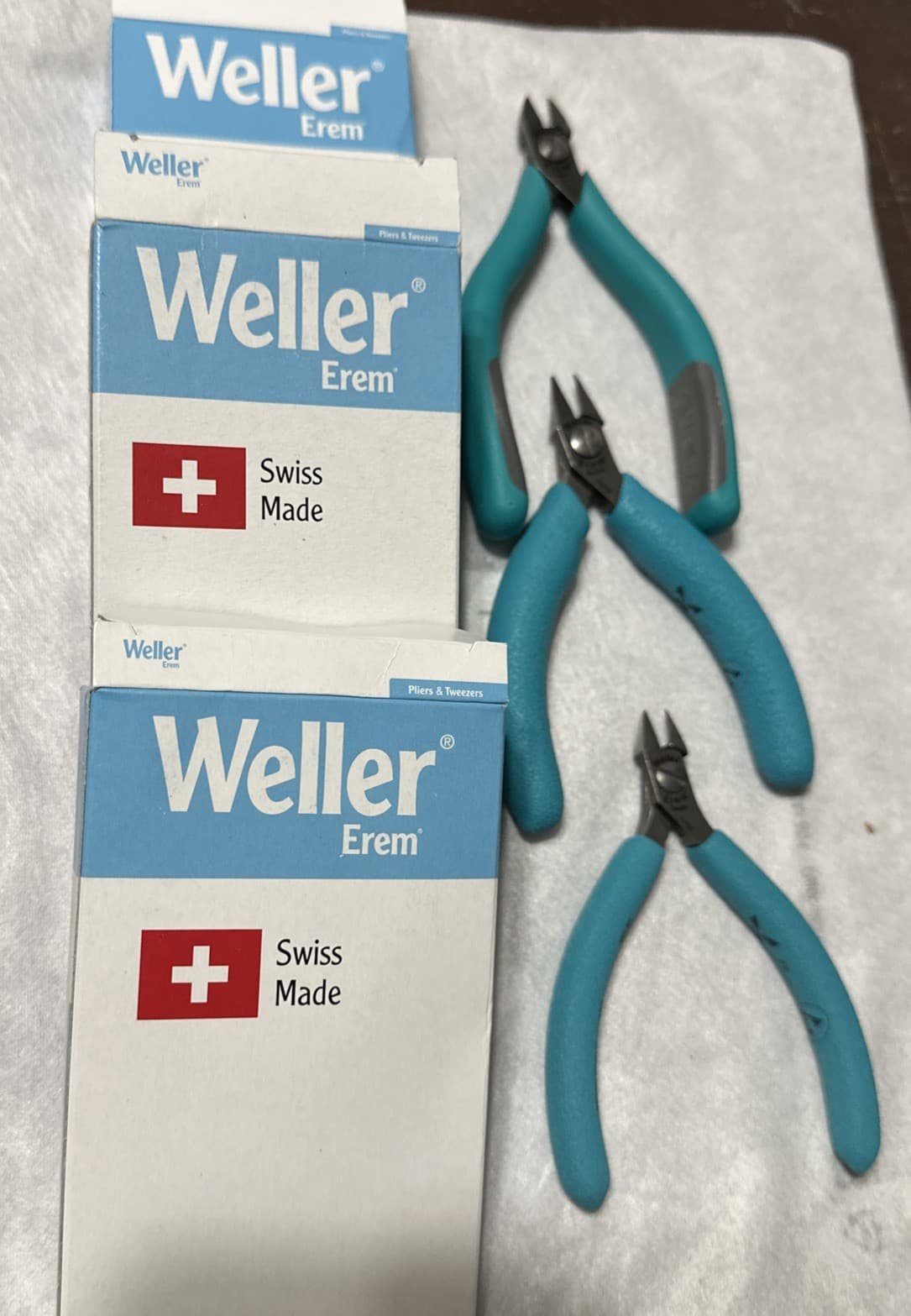 3 PAIR OF NEW WELLER/EREM PLIERS