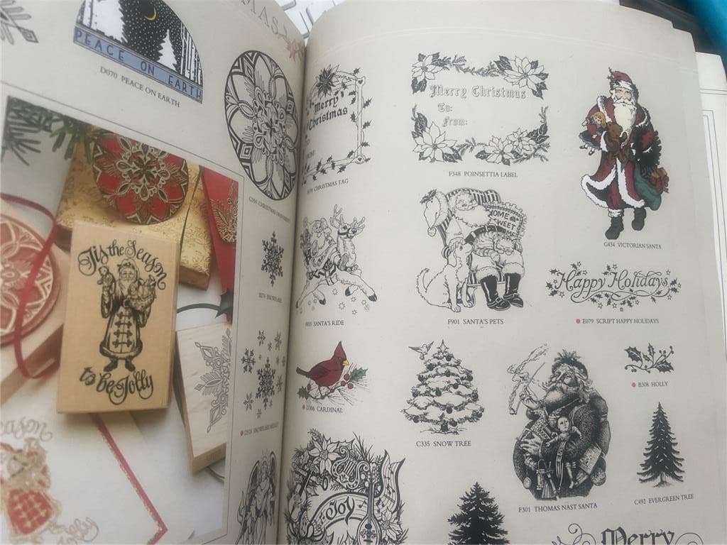 Vintage PSX 1993 Personal Stamp Exchange BOOK CATALOG OF RUBBER STAMPS free USAs 6