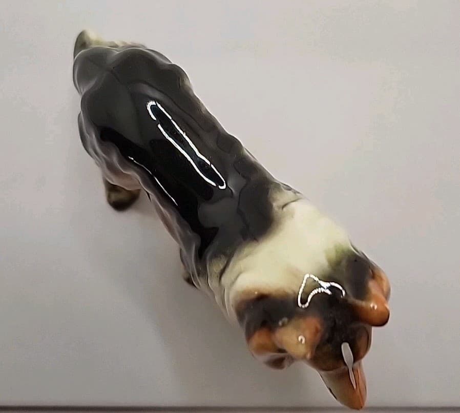 Vintage Rough Collie Dog Figurine. Unmarked 4"×3" Lassie Dog 6