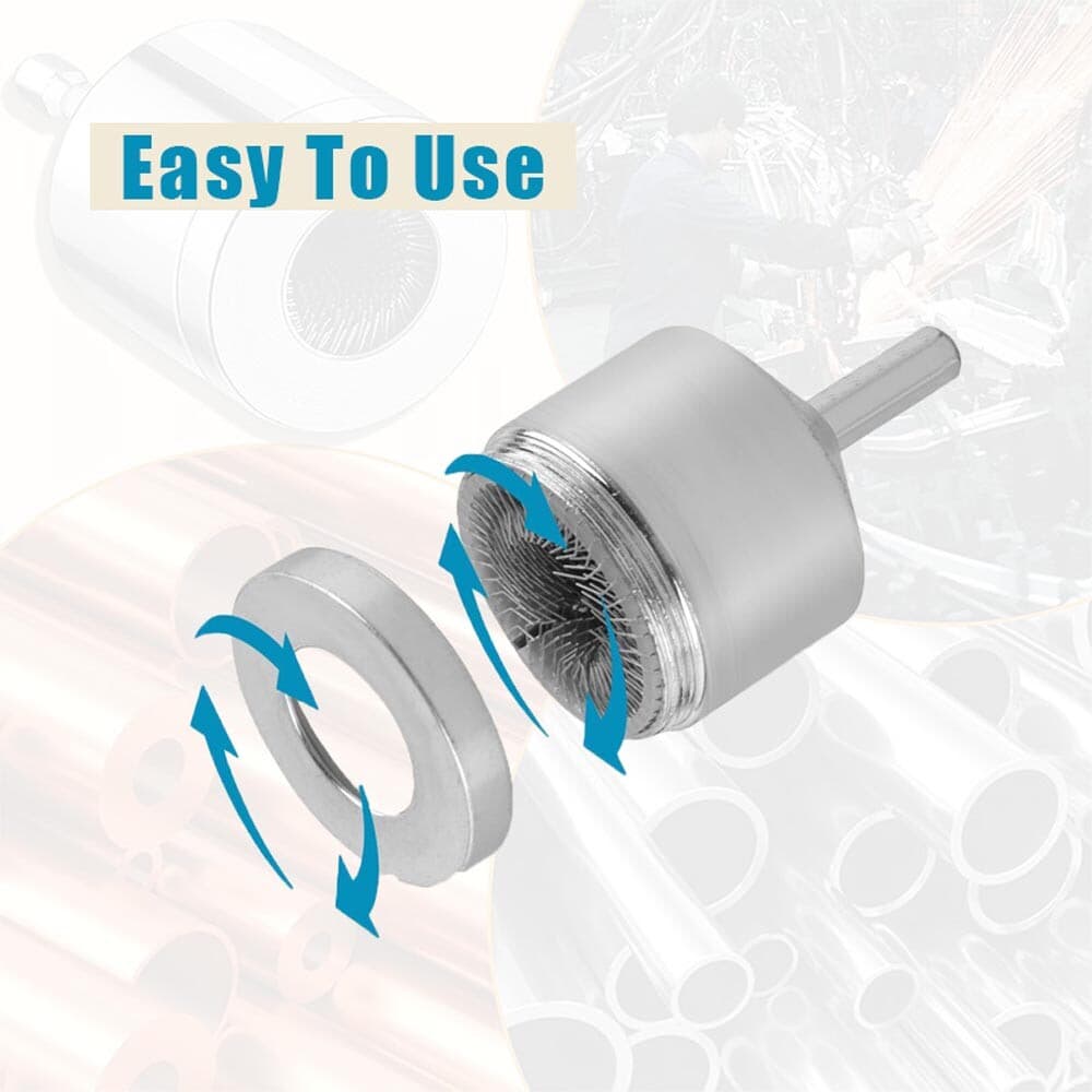 2Pcs Metal Copper Pipe Cleaner Full Copper Tube Cleaning Brush 15mm/22mm USA 4