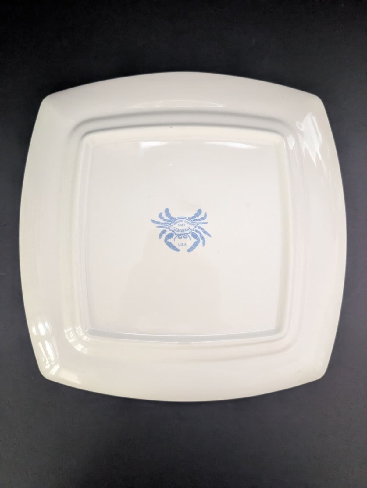 Gemware USA Blue Crab Ceramic Serving Platter & Bowl Coastal Beach House 3