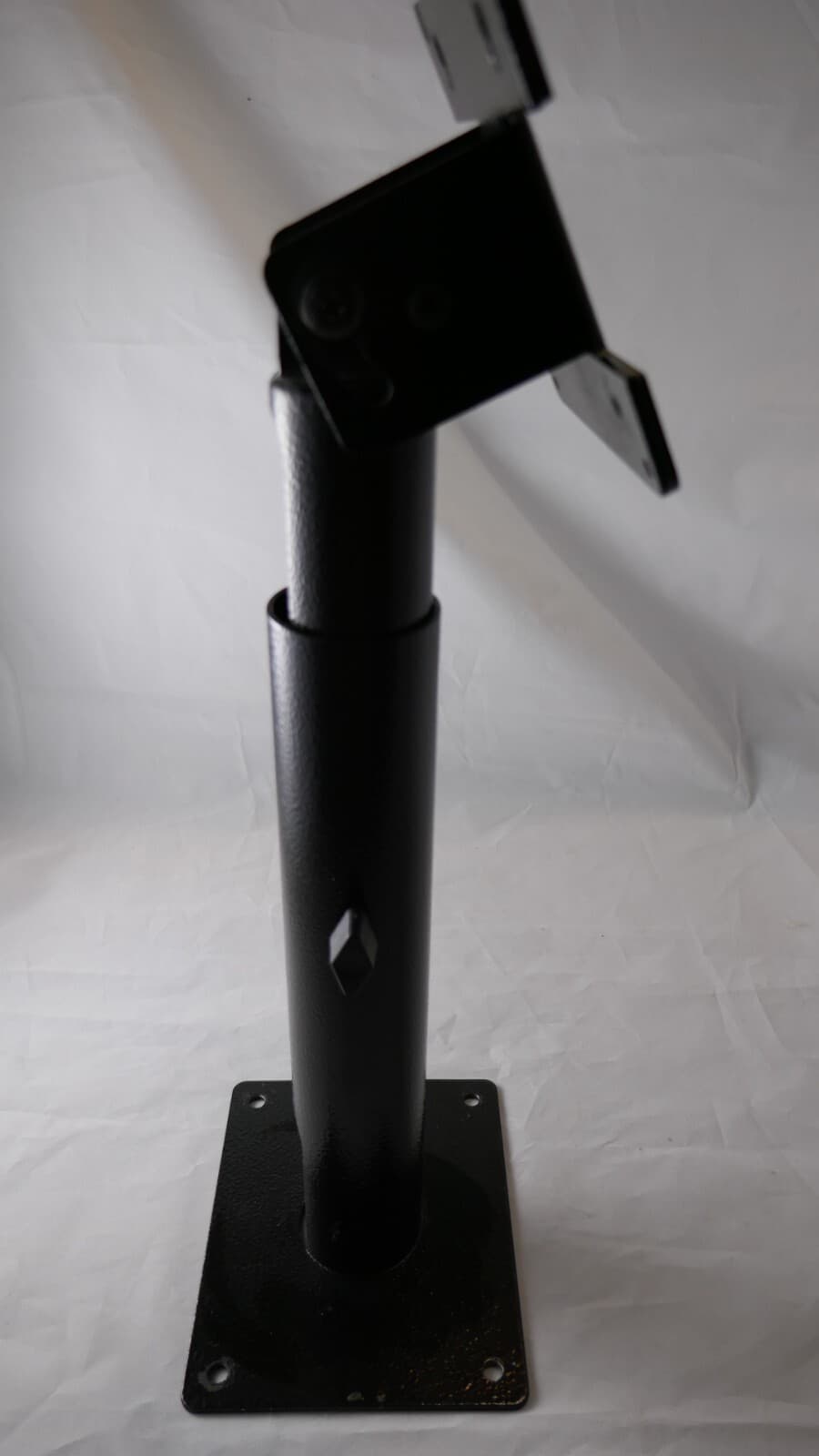 POS Monitor Mount Adjustable Height Pole/Heavy duty/Black Display Mount  15-18" 4