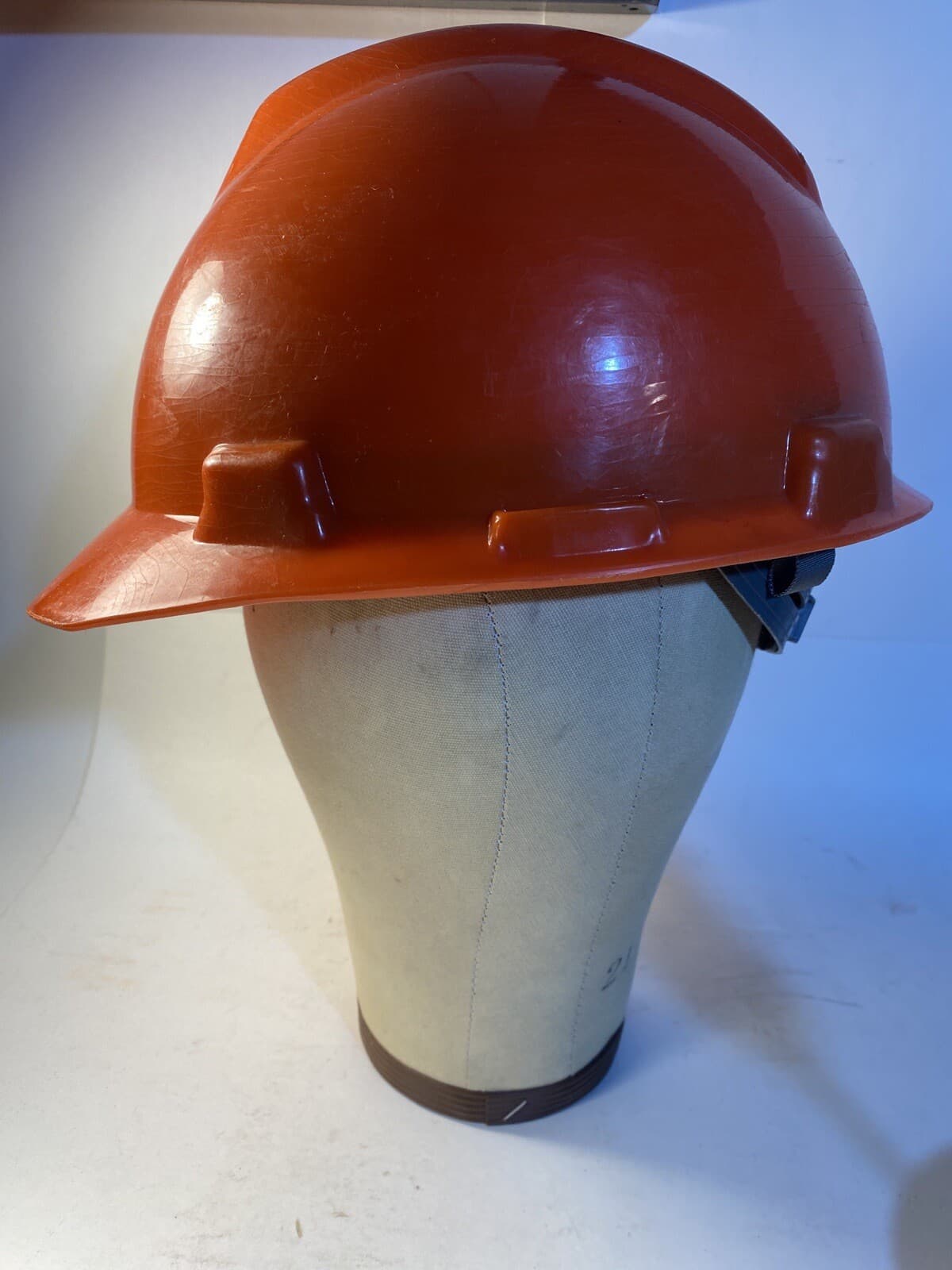 Missouri Pacific Railroad Hard Hat MSA V-Gard  1970’s 6 1/2 - 7 3/4 3