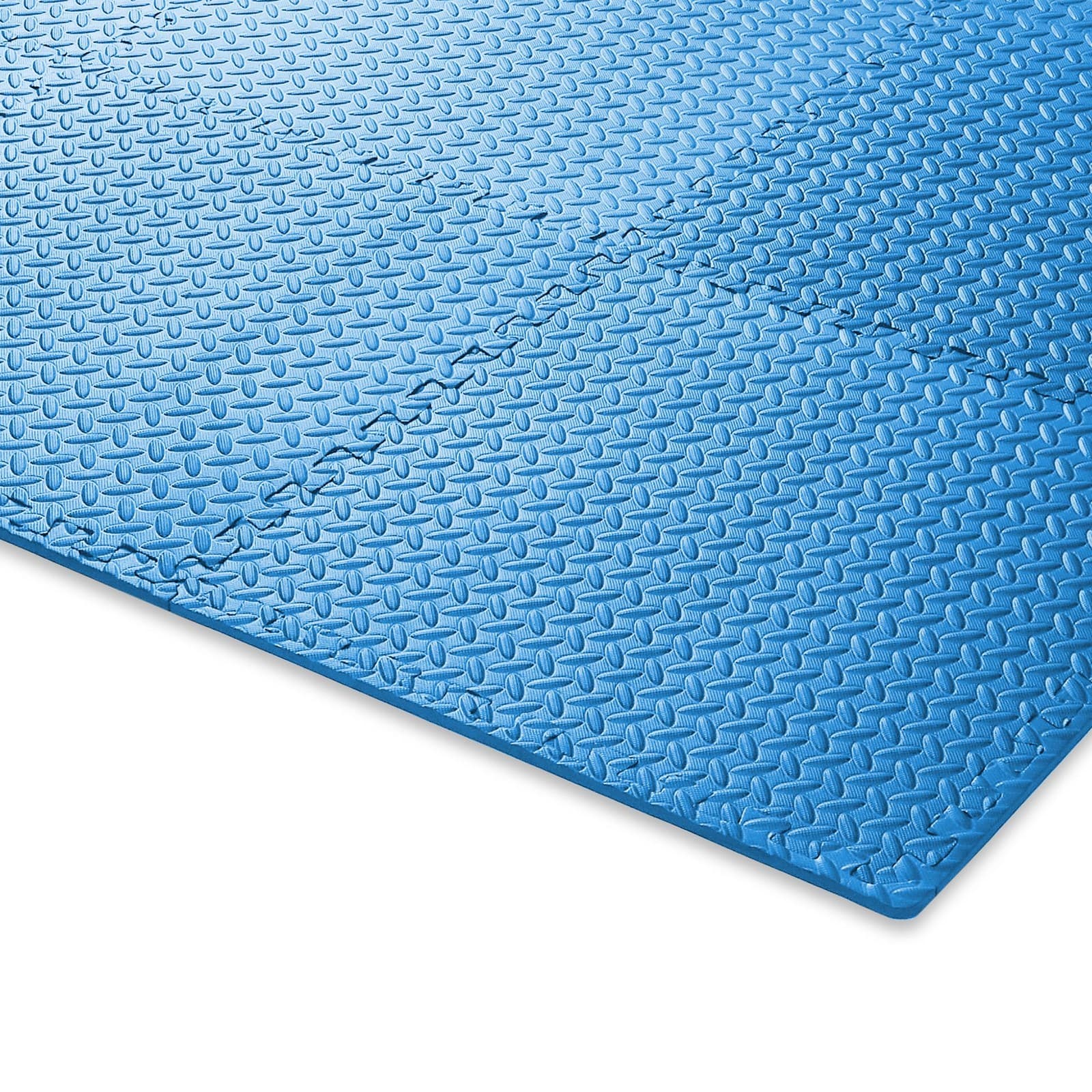 OPEN BOX - 30 Gym Exercise Flooring Mats - 24" Foam Workout Interlocking Floor 3