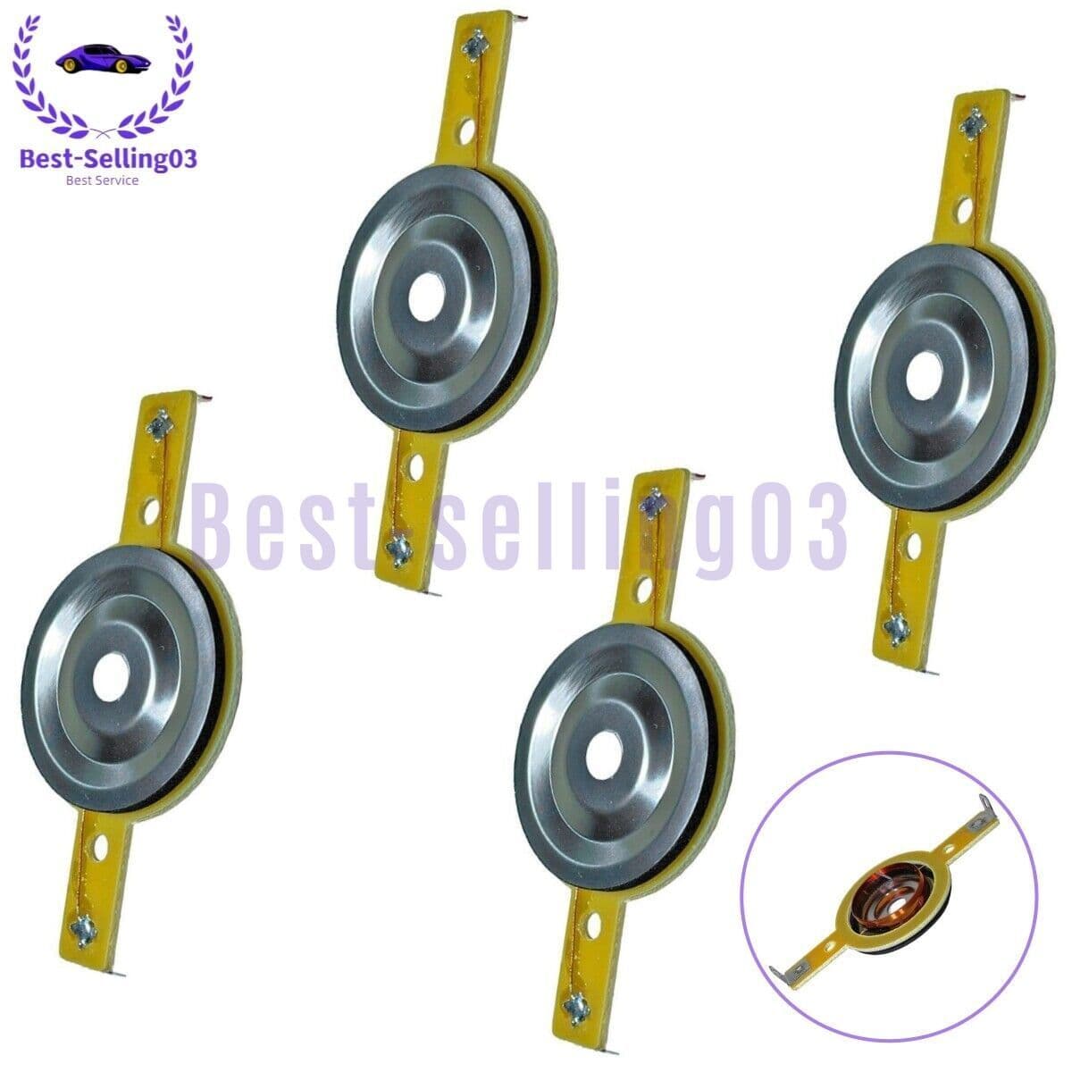 4 Pcs Diaphragm Replacement For PRV Audio RPTW350Ti TW350Ti Bullet Super Tweeter
