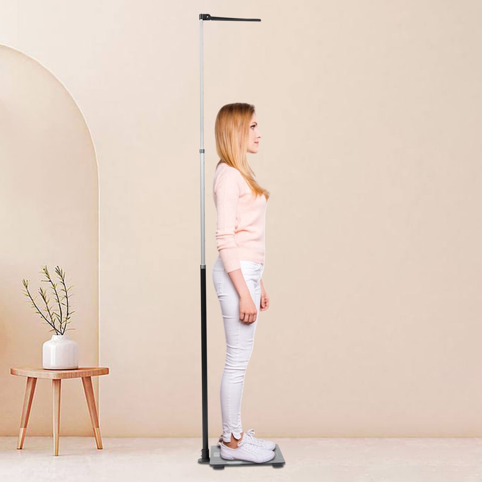 2 in 1 Height and Weight Scale / Medical Weight Scale Platform with Height Rod