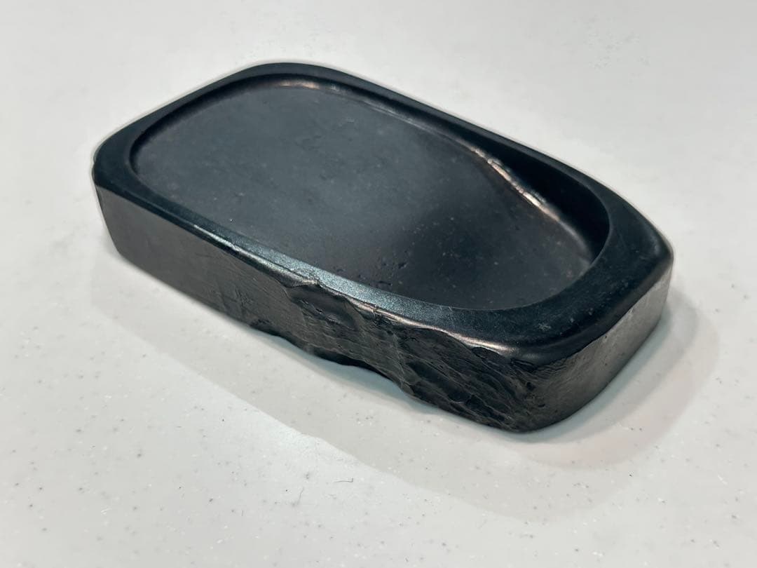 Ink Stone 10 x 6 cm Vintage Suzuri Sumi Grinder Calligraphy Shodo Shuji Tool 4