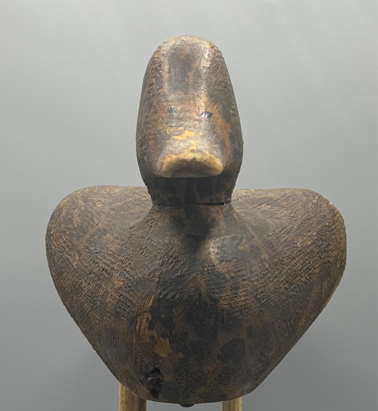 *RARE* CIRCA 1890 DODGE FACTORY MALLARD HEN VINTAGE ANTIQUE WOODEN DUCK DECOY 3