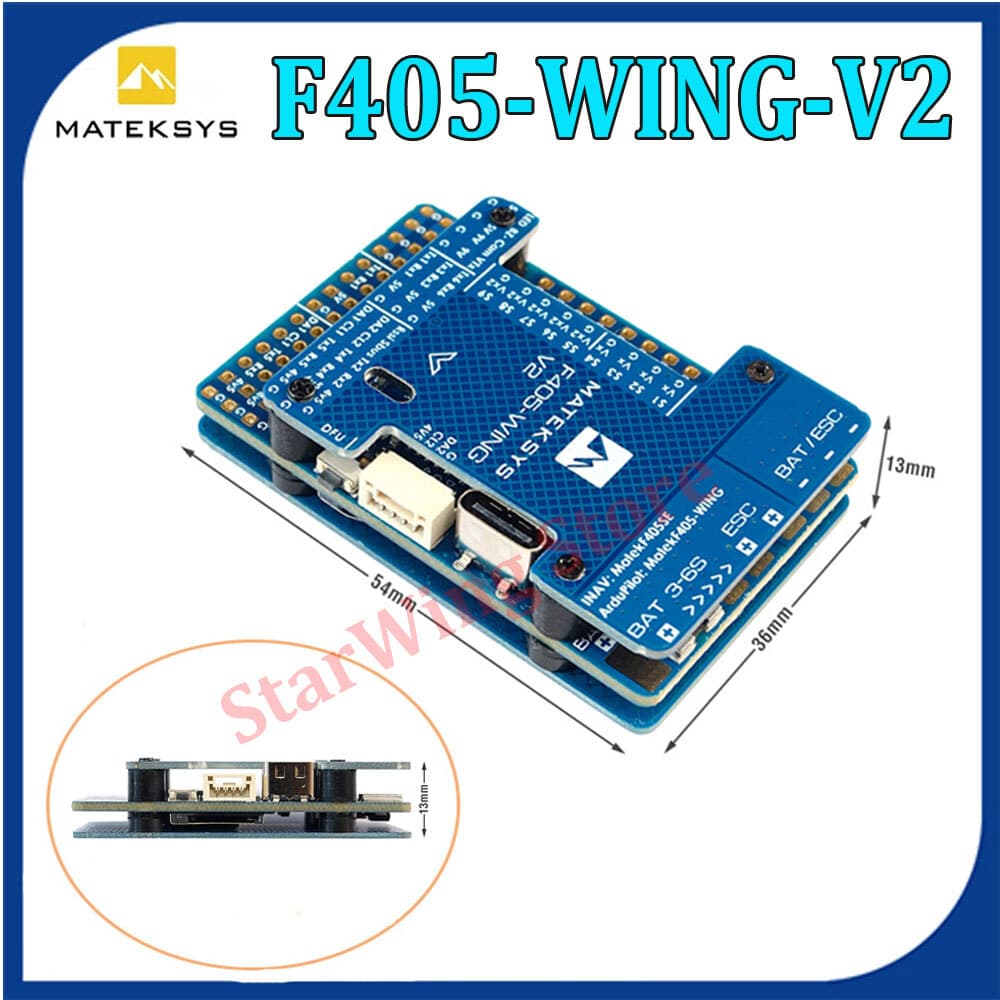 Matek MATEKSYS F405 WING V2 STM32F405RGT6 Flight Controller Built-in ICM42688P