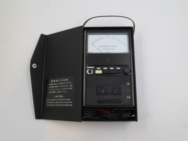 TOA ZM-104A Impedance Meter Handheld Battery Operated Japan Used, Tested 3
