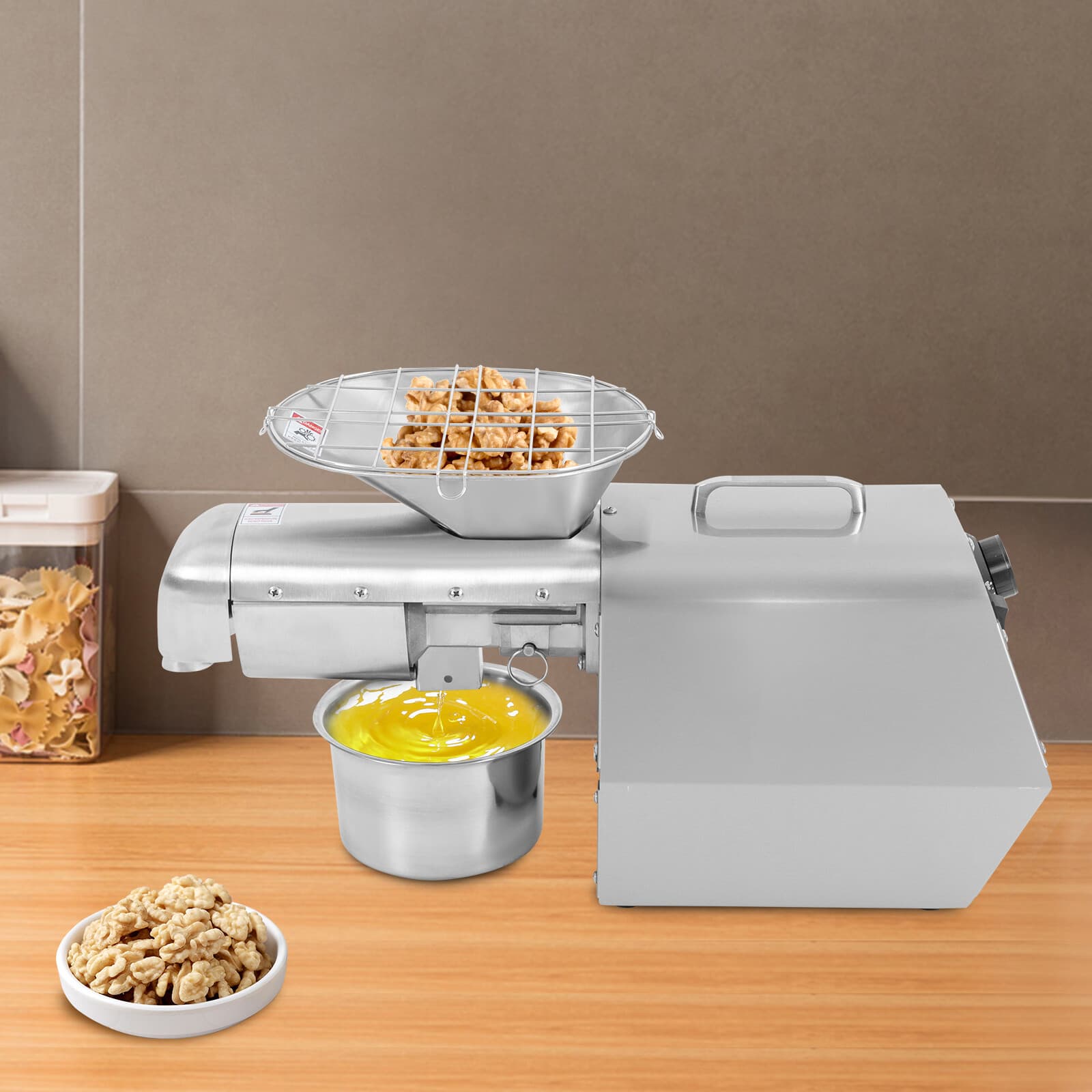 Oil Press Machine Seed Oil Extractor Stainless Steel Cold &Hot Oil Press Machine 6