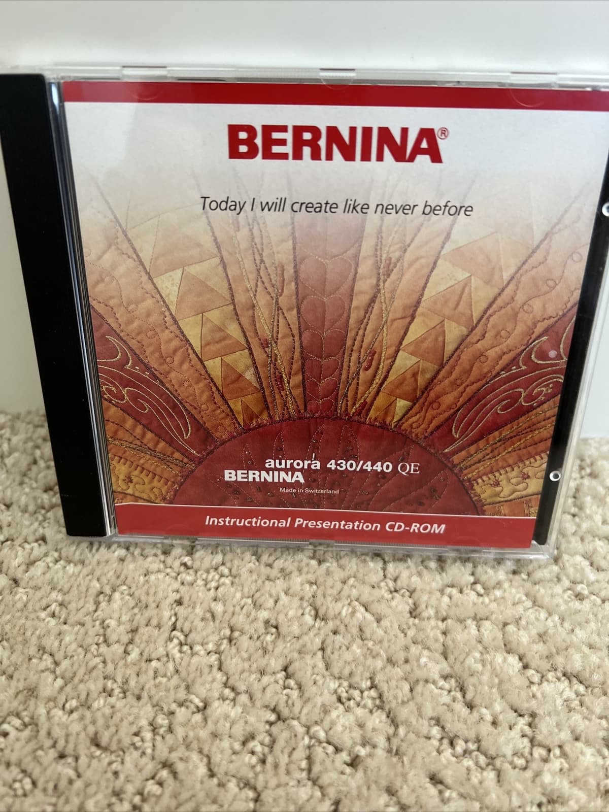 Bernina Aurora 430 440 QE Instructional CD 2