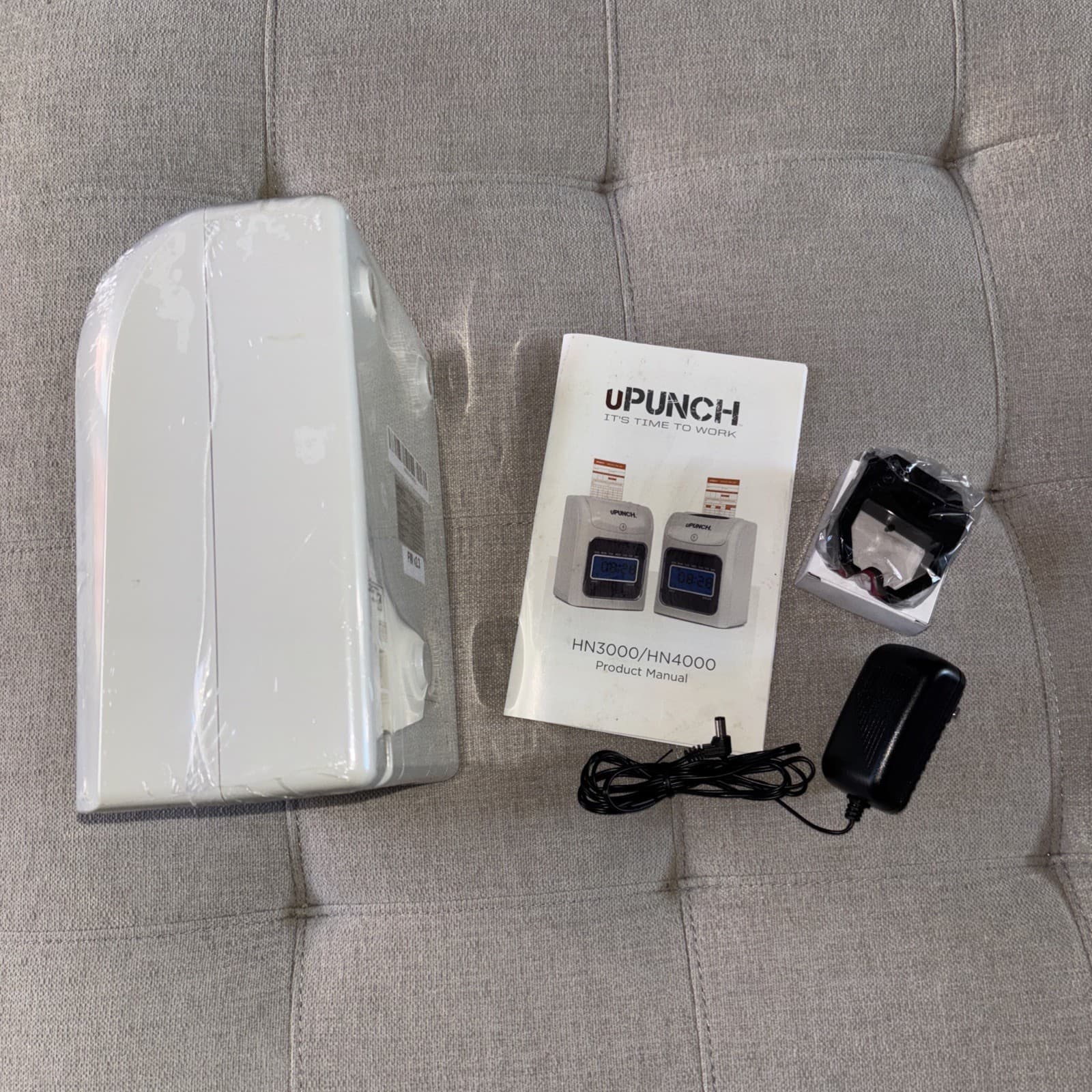 uPunch LED Time Clock Punch Pay Calculating Time Clock HN4000 NO KEY New Sealed 2