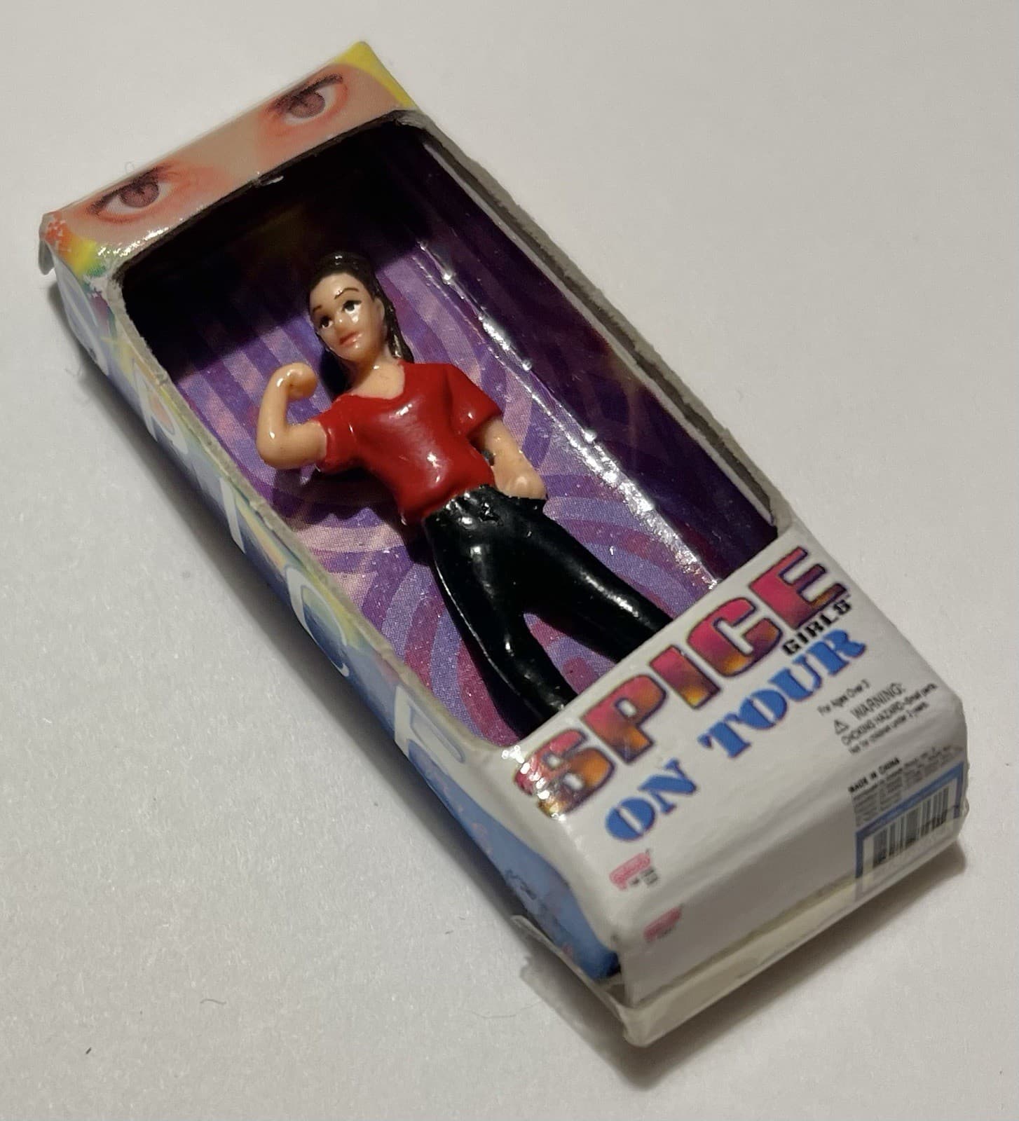 1998 NIB SPICE GIRL DOLL SPORTY SPICE,  MEL C ON TOUR - Miniature Figure 2