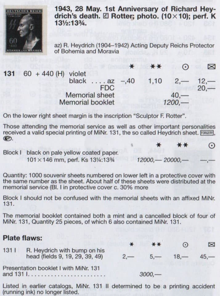 ✔️ GERMANY 3. Reich Reinhard Heydrich SIGNATURE RARE POSTCARD REPRODUCTION 3