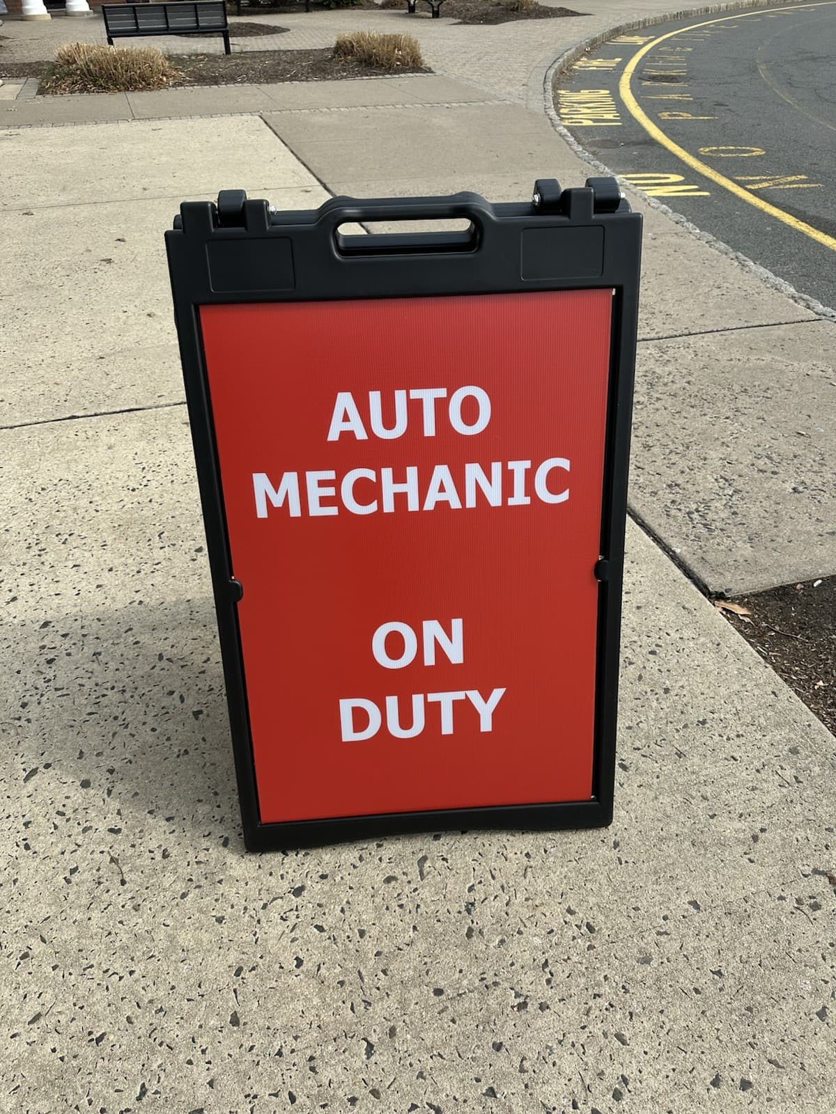 A-frame 24x36 Aframe Sidewalk Sign Banner Decal 24 X 36 Advertisement Street 4