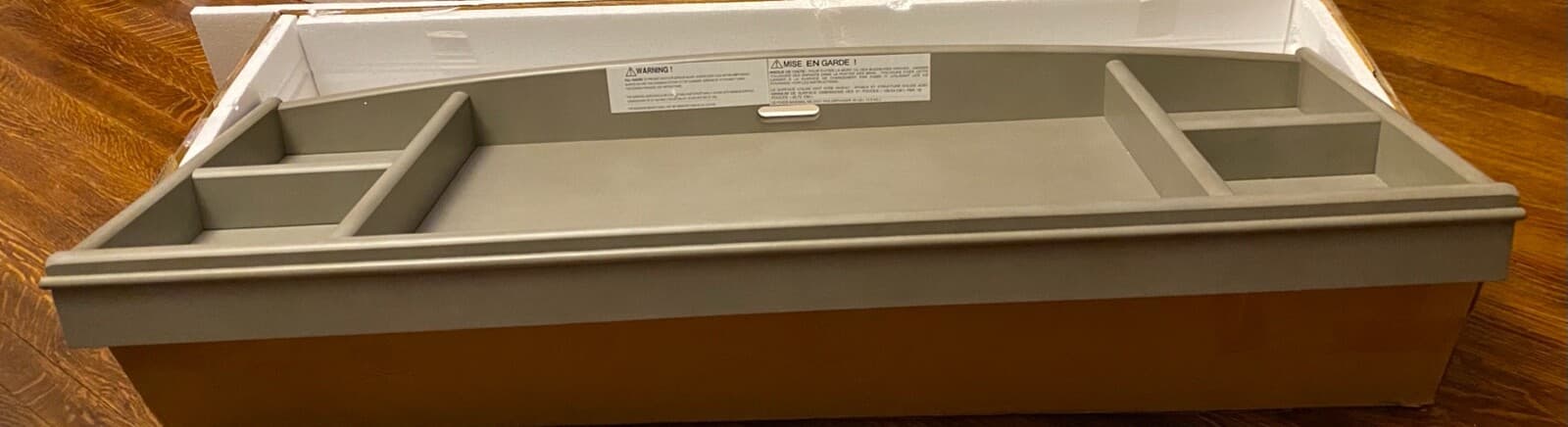 Kingsley Jackson Changing Station/Topper in Ash Grey Model 10765-AGY 4