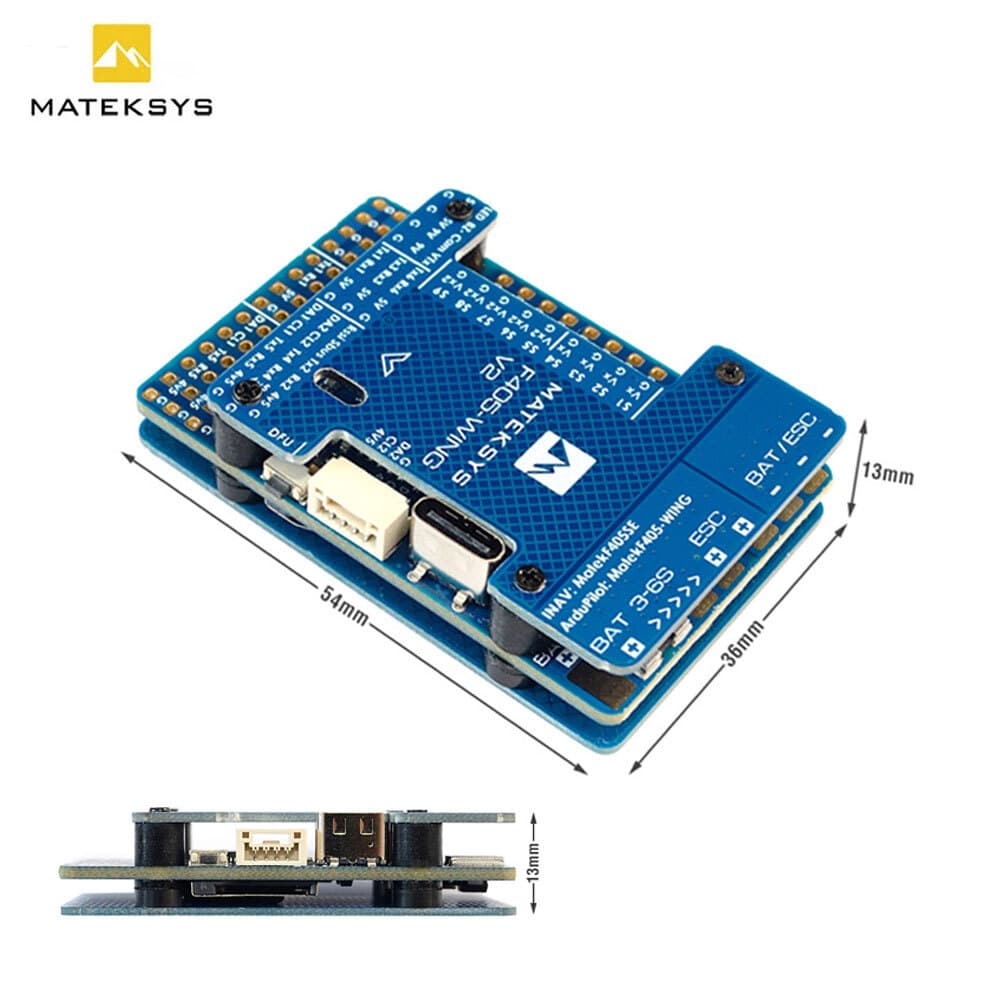Matek MATEKSYS F405 WING V2 STM32F405RGT6 Flight Controller Built-in ICM42688P 5