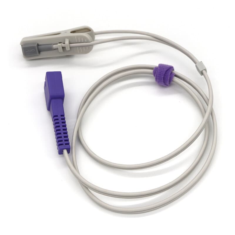 【US】Fit For Nellcor Oximax Adult Ear Clip Spo2 Sensor Probe Pulse Oximeter DB9P 4