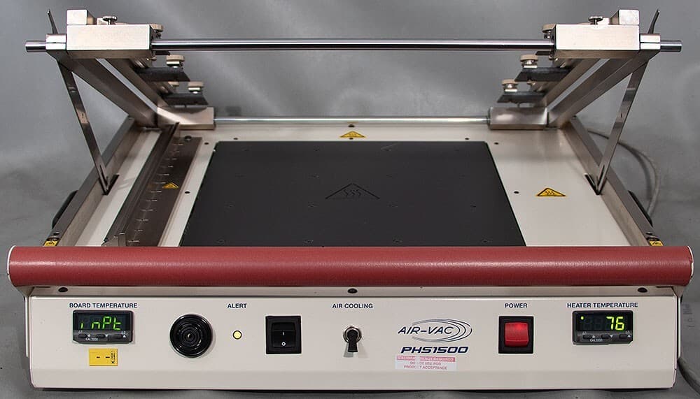 Air-Vac PHS1500/PHS-1500 PCB Printed Circuit Board IR Preheater w/Air Knife Cool