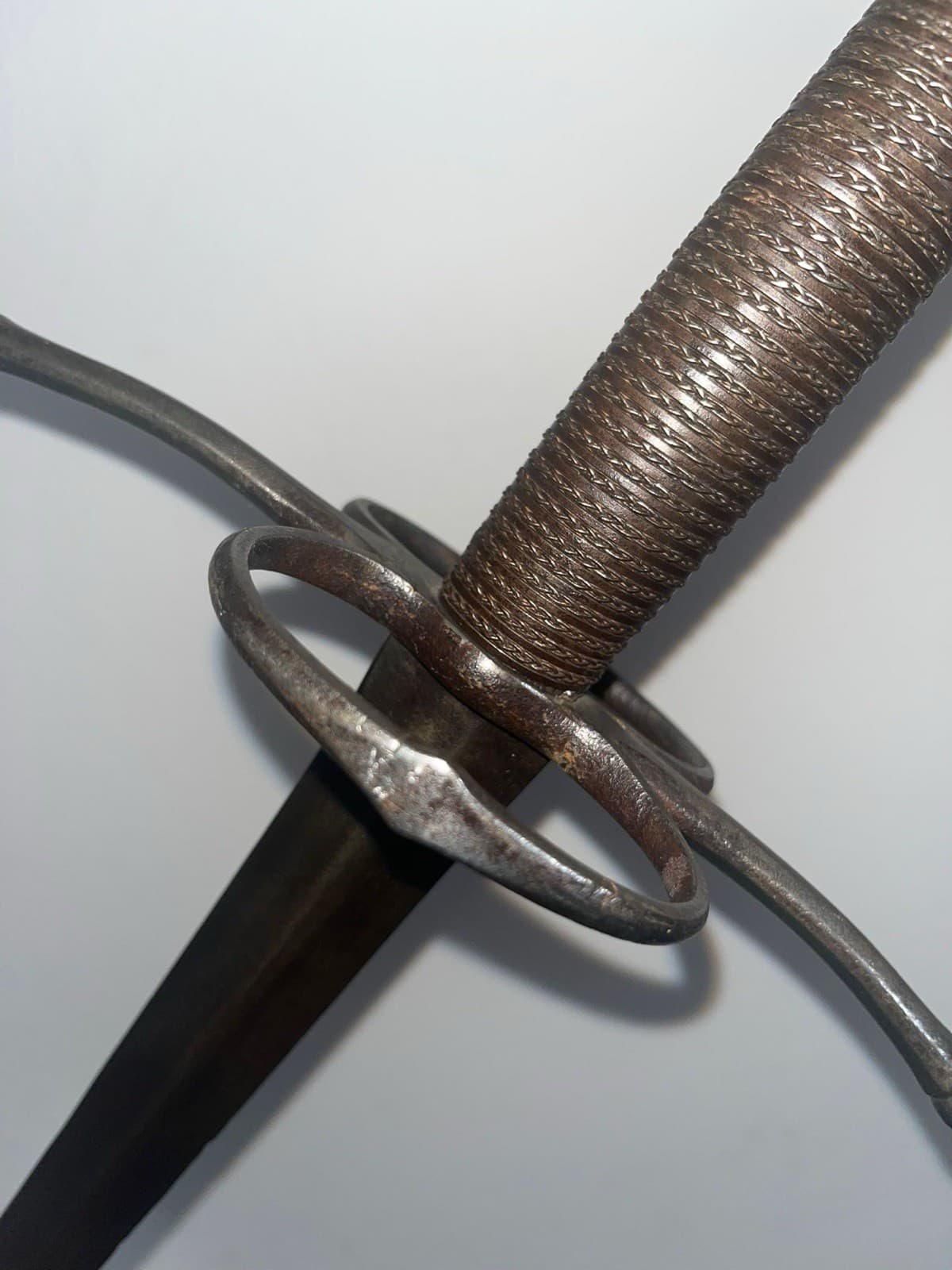 antique Fine German Or Italian Hand And Half Sword XVI Century Medieval Knight 5