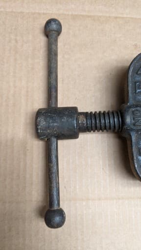 Vintage Toledo No. 1 Specialty Pipe Vise model 9926 Take A Look At The Pictures  5