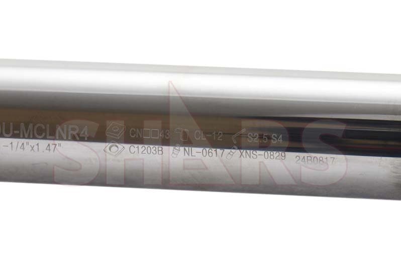 1-1/4" RH MCLNR Coolant Thru Indexable Solid Carbide Boring Bar CNMG M] 3