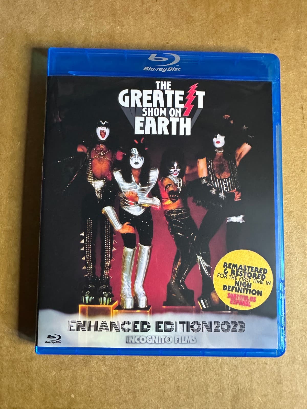 KISS - The Greatest Band on Earth 2023 Enhanced Blu-ray Live Ace Frehley