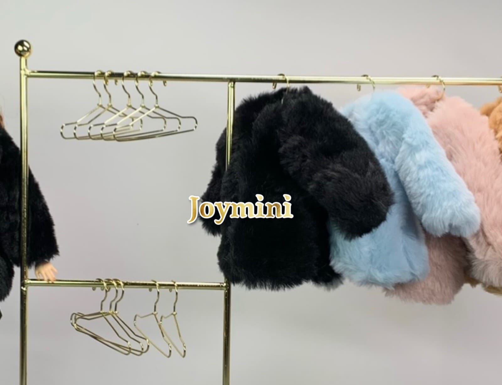 10PCS Metal Hangers Golden Dollhouse For Fashion Doll Clothing Rack Stand Toy 5