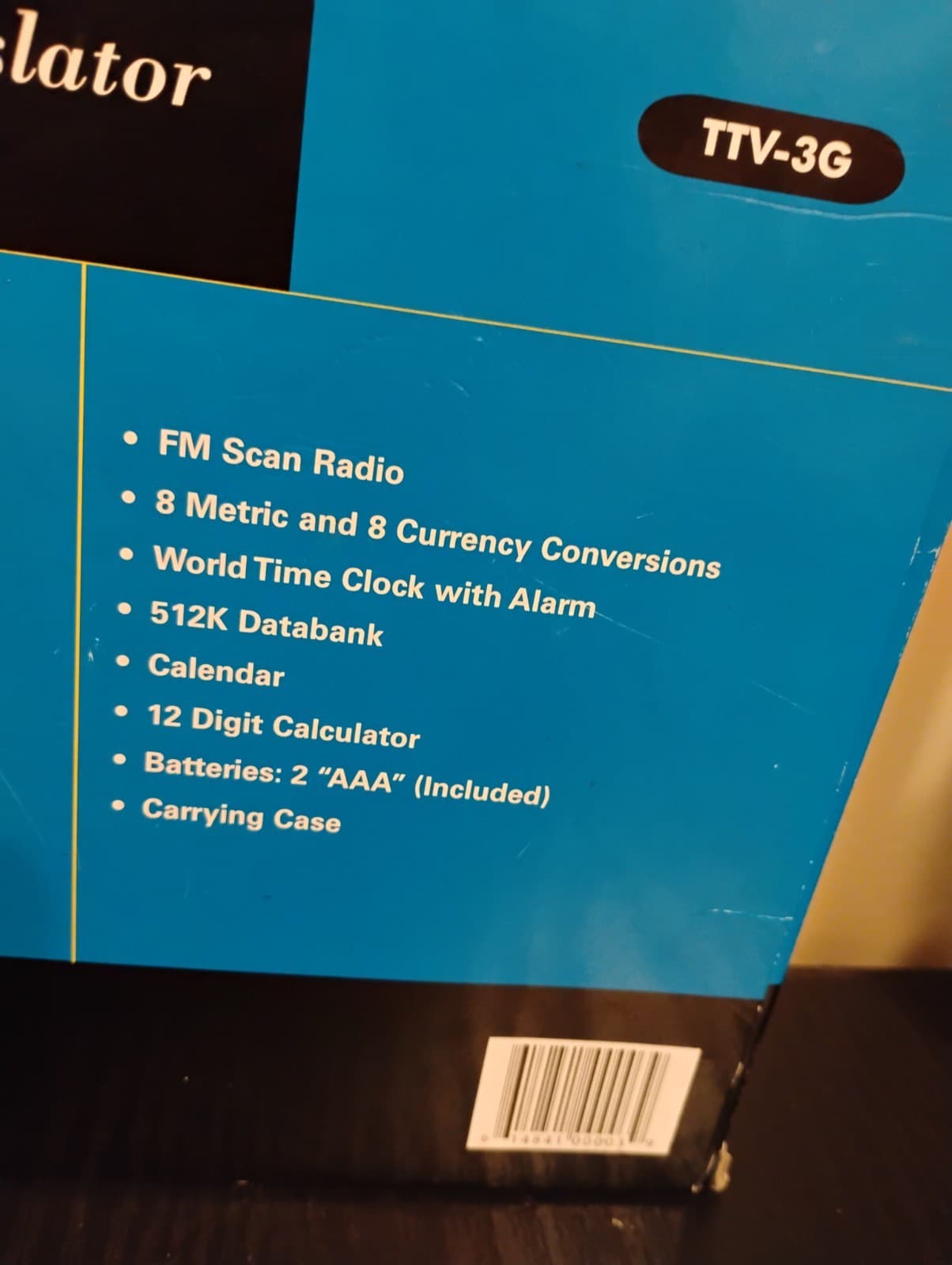 Lingo Voyager 3 TTV-3G 20-Language Talking Translator Radio Calculator Never Use 4