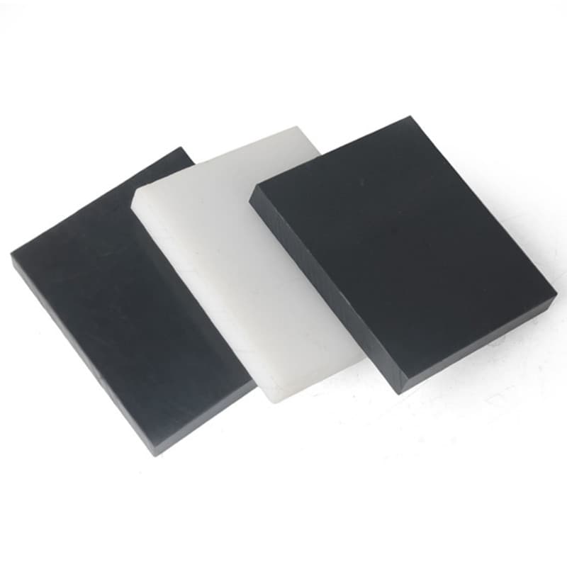 2mm - 30mm Thick HDPE Sheets Polyethylene Plastic Block Plates Panel Black/White 2