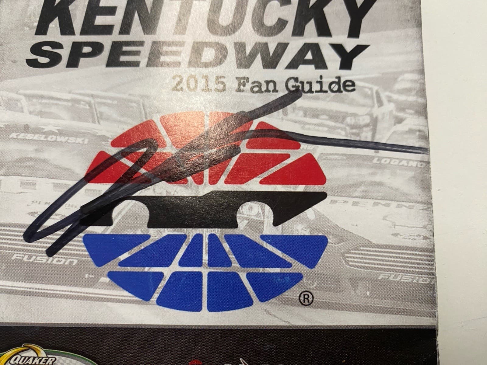 2015 Kentucky Speedway Fan Guide Program Signed By Jeff Gordon Auto 2