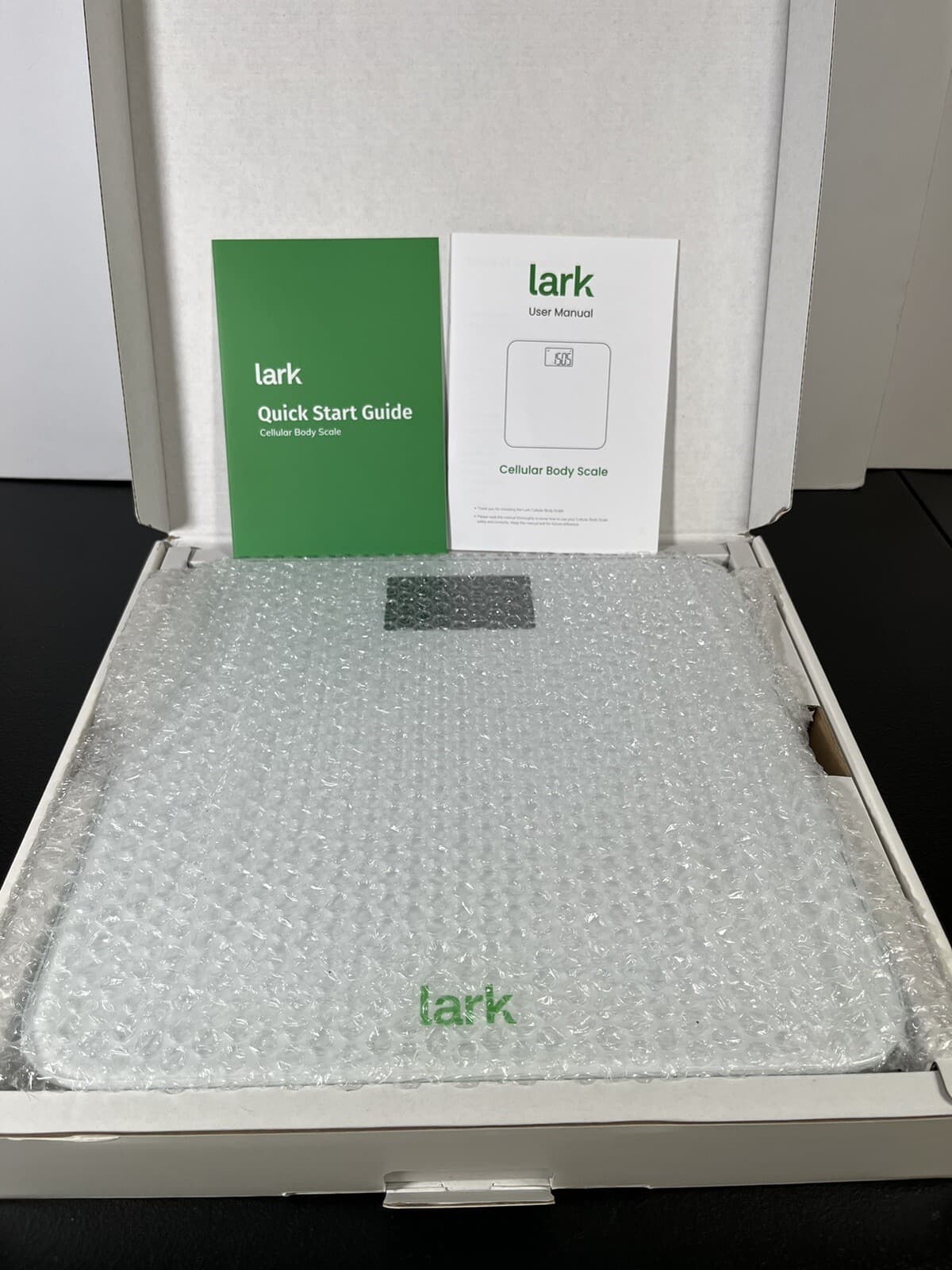 Lark Digital Cellular Body Weight Scale - White - New Open Box