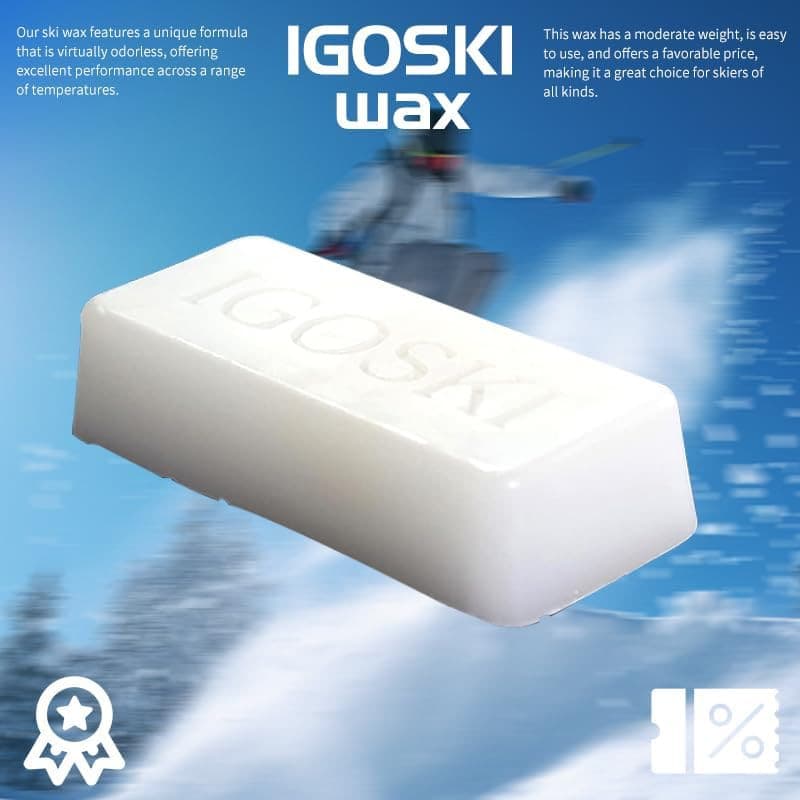 Ski Wax for Snowboard 180G – Universal Glide Wax for Optimal Performance in Any 3