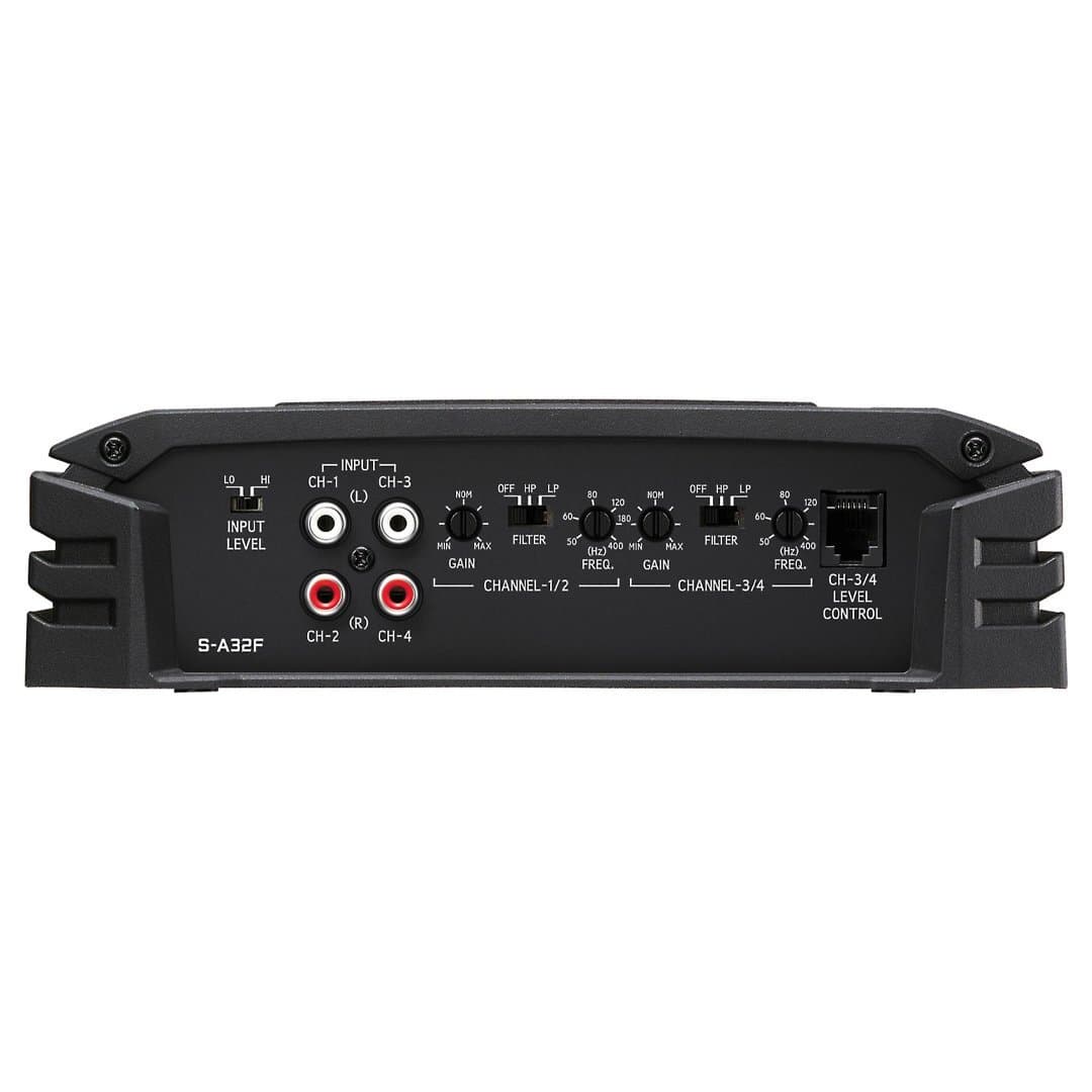 Alpine S-A32F, S Series Class D 4 Channel Car Amplifier, 320 Watts RMS (OB) 3
