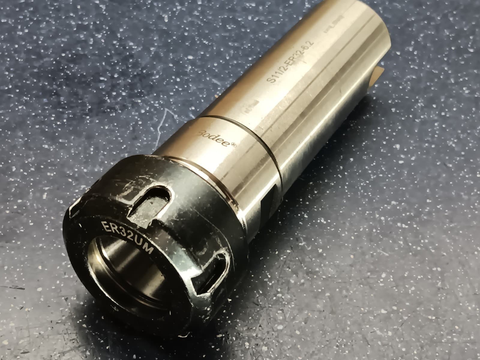 Bodee ER32 Collet Chuck Adapter Straight Shank Tool Holder S11/2-ER32-6.2 1.5