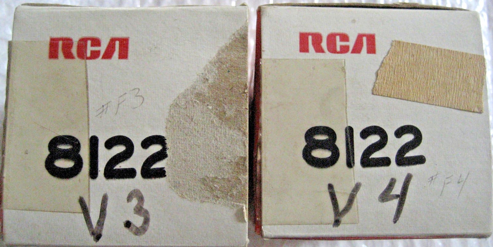 2 x RCA 8122 Transmitting Tetrode Tubes 4